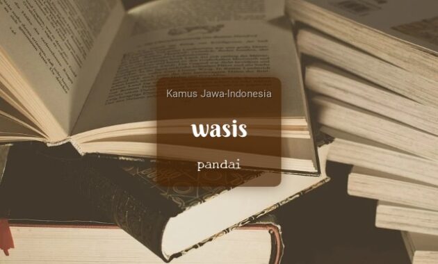 Wasis Tegese